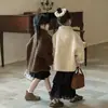 Nuevo Abrigo de Lana para Niños Chaqueta de Piel para Niñas y Niños Otoño/Invierno 2026