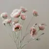 Flores de Amapola Artificiales de Alta Calidad, Amapola de Hielo, Flores Falsas, Flores de Seda al por Mayor, Amazon, Aliexpress, Pintura al Óleo, Transfronterizo