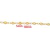 Cadena de acero inoxidable con forma de corazón de melocotón, joyería chapada al vacío, cadena de oro, collar, pulsera, moda popular, cadena decorativa de amor.