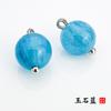 Hebilla de plato de jade sintético cheongsam traje Tang Hanfu botón Hebilla de botón de vidrio de loto estilo nacional traje antiguo traje étnico