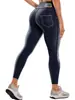 Suministro Transfronterizo de Pantalones de Yoga Europeos y Americanos, Leggings Estampados, Pantalones de Fitness para Deportes al Aire Libre, Pantalones para Correr de Secado Rápido y Transpirables