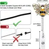 Aleación de Zinc Pedrería Mariposa Retráctil Pinza de Cocodrilo Hebilla de Identificación Fácil de Tirar Carrete Giratorio de Cuidado Médico Hebilla Fácil de Tirar