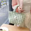 Bolsa de mano tipo tote para el día a día con forma de nube, pequeña y fresca, bolsa para el almuerzo de gran capacidad para trabajadores de oficina, tote de lona versátil y casual