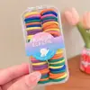 Elásticos Pequenos para Cabelo de Meninas Que Não Danificam o Cabelo, Boa Elasticidade, Elásticos do Tamanho de um Polegar para Crianças e Bebês, Acessórios Fofos Pequenos para Rabo de Cavalo