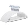 Arco Semicircular Percha de Ropa Flocada para Hogar Antideslizante Sin Costuras Sin Esquina de Hombro Sin Envoltura Gamuza Anti-abultamiento Colgante de Ropa