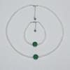 Ágata Calcedonia Cuenta Individual Moda Versátil y Atmosférico Cuentas de Concha Perla Blanca Australiana Collar Pulsera Fábrica Venta al por Mayor