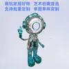 Escultura da Moda Famosa na Internet, Peça de Iluminação Decorativa para Casa de Luxo Leve, Luminária de Chão Grande de Astronauta Designer Feita à Mão