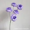 Flores Artificiales para Boda Colección Morada Serie Salón de Bodas Jardín Monet Arco Exterior Muro de Flores Estudio Fotográfico Floral Paisajismo