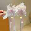 Pasador Grande de Mariposa con Flores de Seda Florales, Pin Lateral, Polilla Fluttering tipo Hada, Dulce Accesorio de Cabello de Princesa, Tocado Estilo Antiguo Hanfu