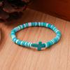 Pulsera Transfronteriza Hot Cross de Cerámica Suave Estilo Bohemio Moda Simple Color Accesorios de Pulsera de Cerámica Suave