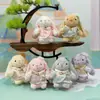 Colgante de Llavero de Peluche Original Wendy Rabbit Estilo Chino Nuevo 4 pulgadas Colgante de Bolsa de Conejito Pequeño Cosplay Estilo Antiguo