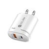 Carregador USB PD multi-porta super rápido para smartphone Apple cor universal cabeça de carregamento macaron