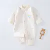 Body para Bebê Primavera e Outono Classe A Pijama Sem Costura Body para Bebê de Todas as Estações Macacão Roupas de Bebê