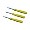 Destornillador Amarillo Herramienta Pequeña Doble Uso Mini Destornillador 4.8*12 Doble Punta Plano Phillips Torx Destornillador Venta al por Mayor