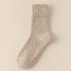 Meias felpudas super grossas de felpa paralela meias de cano alto masculinas de inverno meias grossas e quentes forradas com lã meias de neve de inverno