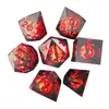 Dados de Resina Longan para D&D Producto Más Vendido en Amazon Grupo de Corredores Coc Cápsulas D20-D47