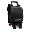 Mochila de rodinhas para estudante do ensino fundamental, mochila escolar para meninos e meninas, estilo coreano, mochila com redução de peso para crianças