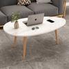 Apartamento Pequeno Simples Pequena Mesa de Centro Moderna Estilo Simples Sala de Aluguel Sala de Estar Mesa Baixa Quarto Sofá Lateral Mesa Pequena