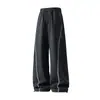 Pantalones Casuales de Bloques de Color Estilo Americano Nuevos para Hombre Otoño 2026, Pantalones Casuales de Trabajo Tres Pruebas para Exteriores Primavera y Otoño
