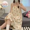 24 Nuevo estilo ins Estilo Deseo Puro Camisón de Niña con Almohadilla de Pecho Removible Explosiones en Vivo Celebridad de Internet Camisón Cool