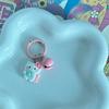 Nuevo llavero de gato KT de jardín rosa con diseño de campana de dibujos animados de Hello Kitty, colgante para mochila escolar de niña, accesorios, regalo para niña