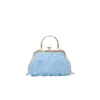 2026 Nuevo Bolso de Mano Elegante de Encaje Floral Transfronterizo, Bolso de Noche Dulce de Lujo Ligero, Bolso Cruzado de Cadena de Gama Alta
