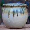 Vaso de cerâmica carnudo, planta de cerâmica, cerâmica retrô, areia roxa, atacado, simples, criativo, grande, pequeno, vaso de cerâmica, especial, desktop