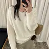 Suéter de Punto Básico para Mujer, Cuello en V, Primavera Otoño Invierno, Estilo Ins, Holgado, Capa Interior, Casual, Versátil, Suéter Base