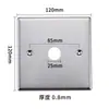 Accesorios para Tapones de Piso 86 Placa de Cubierta para Enchufe de Piso 120 Acero Inoxidable Cobre Total Impermeable Placa de Cubierta en Blanco Placa de Cubierta para Tapón de Piso 3