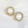Conjunto de Colar de Pérolas Personalizado com Brincos para Mãe, Brincos da Moda Feminina Novos e Estilosos, Conjunto de Corrente para Clavícula, Acessórios Decorativos