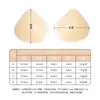 Almohadillas de Silicona Triangulares para Pecho de Mujer, Cubrepezones Antiexposición Invisibles Sin Costuras para Vestidos de Novia, Almohadillas de Silicona Push-Up para Pecho