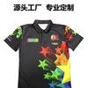 Camiseta masculina de manga curta de secagem rápida com impressão digital 3D para comércio exterior, camiseta polo casual masculina europeia e americana por sublimação