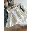 Saia Tutu Estilo Ballet Francês para Mulheres Design Verão 2025 Saia Plissada Volumosa em Camadas