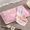 Fronha de Gaze para Bebê Algodão Puro Jacquard para Recém-Nascidos 6 Camadas Doméstica para Crianças Bebê Creche Fronha de Algodão para Bebê