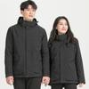 Jaqueta de penas três em um masculina à prova d'água e fria, grafeno, roupa para atividades ao ar livre, jaqueta de negócios feminina com logotipo personalizado