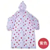 Impermeable Grueso Desechable para Adultos Poncho de Lluvia de una Pieza de Largo Completo Impreso en EVA Empaquetado Individualmente para Estudiantes de Primaria
