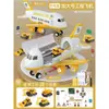 Avión de Transporte Inercial y Helicóptero con Simulación de Sonido y Luz Modelo Militar Lanzador de Pista Juguete Infantil para Niños