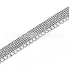 Novedad Más Vendida Malla de Garra de Rhinestone de Fila Única de 5 mm para Ropa DIY, Cuello Redondo, Mochila con Rhinestone, Accesorios de Decoración para Zapatos y Sombreros
