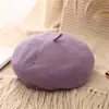 Boina de Lana para Mujer, Otoño e Invierno, Sombrero Octogonal de Alta Gama, Sombrero Versátil Estilo Japonés, Cálido de Invierno, Sombrero de Pintor Adelgazante