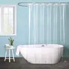 Cortina de Ducha Transparente de Peva, Impermeable y a Prueba de Moho, Inodora, con 3 Imanes, 12 Piezas Metálicas a Prueba de Óxido, Materiales Ecológicos