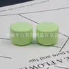 Pote de creme verde 8g com tampa interna, pote de amostra de creme, pote de máscara facial 8ml, caixa de gloss, pote de cera para cabelo, pote de batom