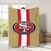 Manta Super Bowl Americana de Amazon Logo de Equipo de Fútbol Americano de la NFL Manta para Siesta Mercancía Transfronteriza Manta de Sofá
