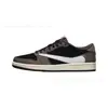Zapatos Putian Aj1 Gancho Inverso de Caña Baja Rayo Teng Yuanhao Canario Dorado Retro Casual Deportivas para Hombres y Mujeres