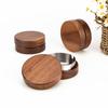 Cenicero de Madera de Acacia con Tapa Anti-Ceniza Volátil Hogar Madera Lujo Ligero Oficina Cenicero Grande Premium Comercial