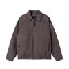 Beijie Moda Masculina 2025 Inverno Novo Simples Gola Reversível Roupa de Trabalho Jaqueta de Penas Masculina Marca Tendência Solta Quente Grossa Casaco