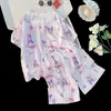 Pijama Nuevo de Verano 2026 para Niñas, Bonito de Manga Corta y Shorts, Pijama de Algodón Nube, Conjunto de Verano para Niños Mayores