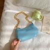 Bolsa de ombro de corrente fashion personalizada de celebridade da internet feminina 2023 Inverno nova versátil ins este ano popular bolsa de axila