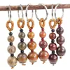 Llavero Creativo de Madera, Joyería de Sándalo, Cuentas de Sándalo Verde, Palo de Rosa, Regalo para Hombres y Mujeres, Regalo para Parejas, Estilo Étnico