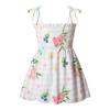 Vestidos de Verão Europeus e Americanos para Bebês, Vestidos da Moda para Crianças Pequenas, Vestidos de Alça Estilosos para Meninas Finas, Vestidos Florais Infantis