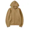 Comércio Exterior Europeu e Americano Masculino e Feminino Mesmo Cardigã Suéter com Capuz Cor Sólida Solto Roupa Esportiva Top Outono e Inverno Camisa com Zíper